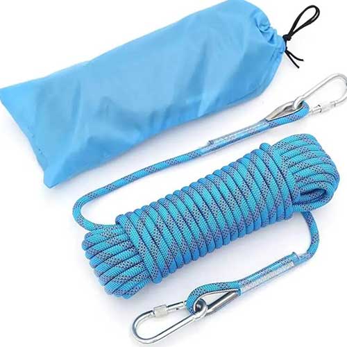 Nylon static climbing rope