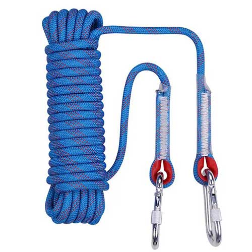 Nylon static climbing rope