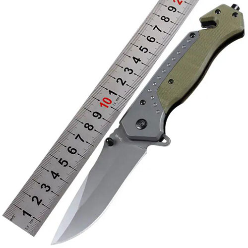 Portable outdoor camping survival knife folding blade 