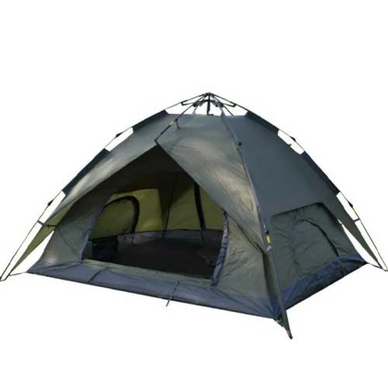 Waterproof double-layer 3-4 person automatic hydraulic tent