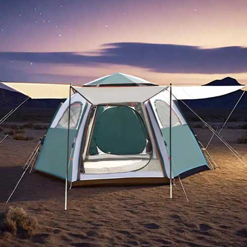 Fully automatic outdoor camping tent