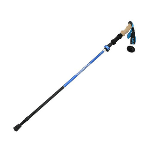 Outdoor aluminum pole anti slip handle folding hiking pole